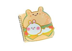 Caderno Kawaii Fofo M Coelhinho Sanduíche