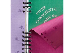 Caderno Organizador Cicero Duo Melissa Colmeia A5 14x21cm