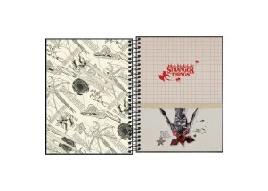 Caderno Stranger Things Colegial 10 Matérias Tilibra Season 4