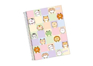 Caderno Universitário 10 Matérias 160F Tilibra Spice Pets