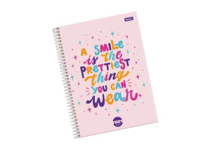 Caderno Universitário 10 Matérias 160F Fuzy Foroni Rosa