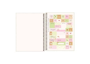 Caderno De Receitas Capa Dura Soho Vichy Rosa Tilibra 80Fls