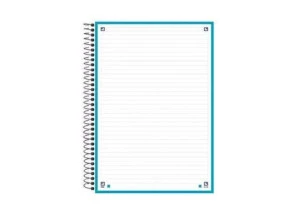 Caderno Universitário Oxford 1 Matéria Azul Pastel