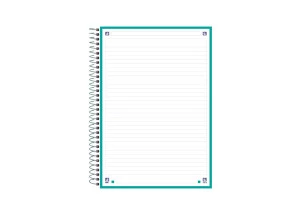 Caderno Universitário Oxford 1 Matéria Ice Mint Verde Pastel