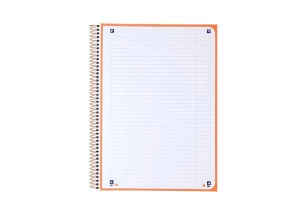 Caderno Universitário Oxford 1 Matéria Peach Laranja Pastel