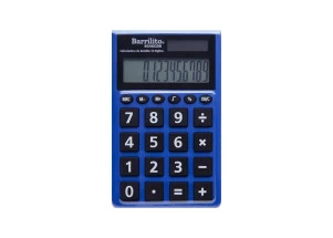 Calculadora de Bolso Barrilito 12 Dígitos Azul 8046CBB