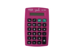 Calculadora Rosa Pequena BRW 8 digitos