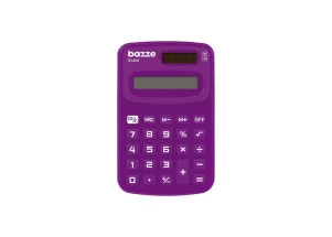 Calculadora de Bolso Roxo Bazze