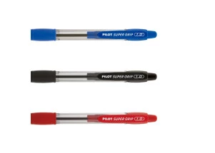 Caneta Esferográfica Ponta Média Pilot Super Grip 1.0 mm RT