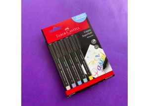 Caneta SuperSoft Pastel Faber Castell 1.0mm 5 Un