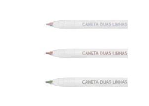 Caneta Duas Linhas Lunix Tilibra Unidade