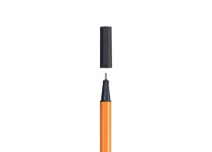 Caneta Stabilo Fine Pen Point 88 Tons de Cinza e Preto