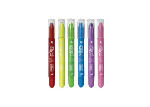 Giz Retrátil Gel Aquarelável Tilibra Tili Gel Potinho 6 Un