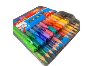 Kit Desenho Maped Color Peps Giz De Cera/Lápis De Cor/Canetinha 36Un