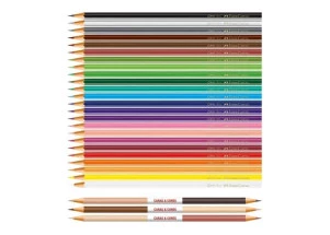 Lápis de Cor Faber Castell Caras e Cores 24 + 3