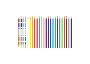 Lápis De Cor Faber Castell 20 Cores + 4 Bicolores