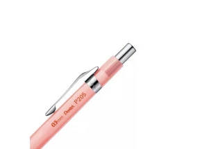 Lapiseira Pentel 0.7 Sharp P200 Clena Rosa Transparente