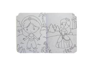 Livro Para Colorir Com Adesivos Princesas