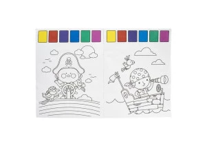 Livro Para Colorir Mais Cor, Por Favor! Piratas