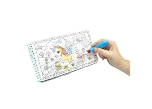 Livro Para Colorir Surpresas Com Água Unicórnio