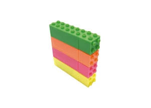 Marca Texto Lego 4 Cores KIT