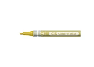 Marcador Artístico Cis Glitter Marker 6 Cores