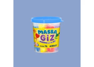 Massa Giz Acrilex C/ 6 Cores 100g