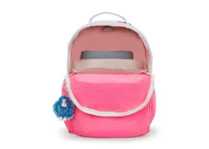 Mochila Kipling Seoul Happy Pink Mix 27L