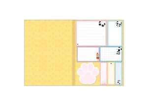 Notas Adesivas Tilibra Tili Notes Panda Kit C/8