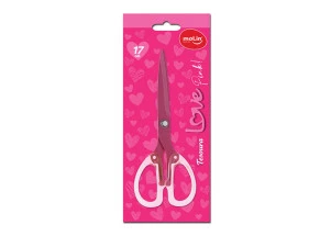 Tesoura Molin Office Love Pink 17cm