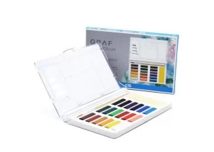 Tinta Aquarela Cis Graf Watercolor 18 Cores