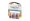 Fita Adesiva Washi Tape Cristal Roxo Blister c/ 3 Unid BRW
