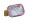 Estojo Box Rosa Pastel Transparente Cristal Sem Aba Fizz