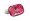 Estojo Box Rosa Transparente Cristal Com Aba Fizz