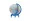 Globo Terrestre Decorativo Mini Giacomino Político 16cm Azul
