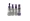 Necessaire Kit Viagem Roxo 7 Peças