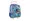 Mochila Escolar Infantil de Rodinhas Stitch Azul Sorvete Luxcel
