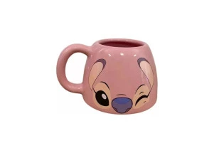 Caneca Decorativa Angel Stitch em Cerâmica 450ml