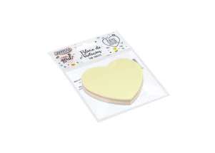 Bloco Smart Notes Coração Pastel Love 100fls