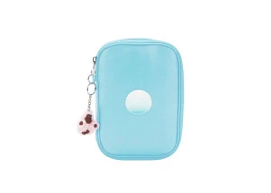 Estojo Kipling 100 Pens Sea Blue Met