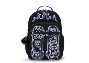 Mochila Kipling Seoul Lap Fire Skate 27L