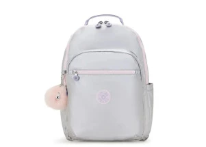 Mochila Kipling Seoul Silver Glow Met 27L