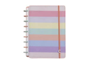 Caderno Inteligente Médio Arco-Iris Pastel