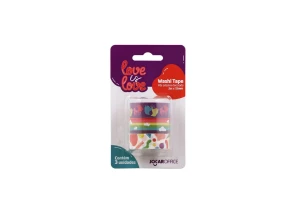 Washi Tape Love is Love Kit c/3 Unid - Jocar Office