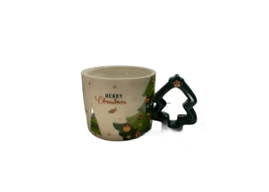 Caneca Natalina Pinheiro C/ Tampa de Silicone 430ml