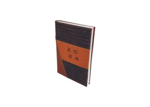 Agenda Diária 2024 DAC Marrom Mini 102x139mm