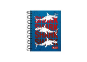 Agenda Diária 2025 Espiral Tilibra D+ Shark 117mm x 164mm