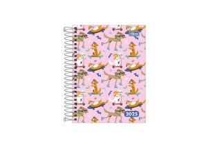 Agenda Diária 2025 Espiral Tilibra D+ Animais 117mm x 164mm