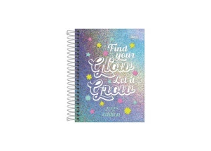 Agenda Diária 2025 Espiral Tilibra Glow Let It Grow 117mm x 164mm