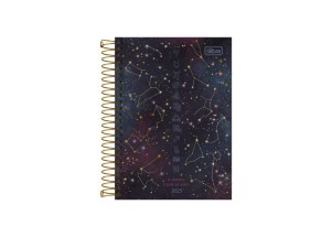 Agenda Diária 2025 Espiral Tilibra Magic Made Of Stars 129mm x 187mm